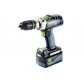 FESTOOL PDC 18/4 Li 5.2-Plus smūginis gręžtuvas - suktuvas 2x5.2 Ah